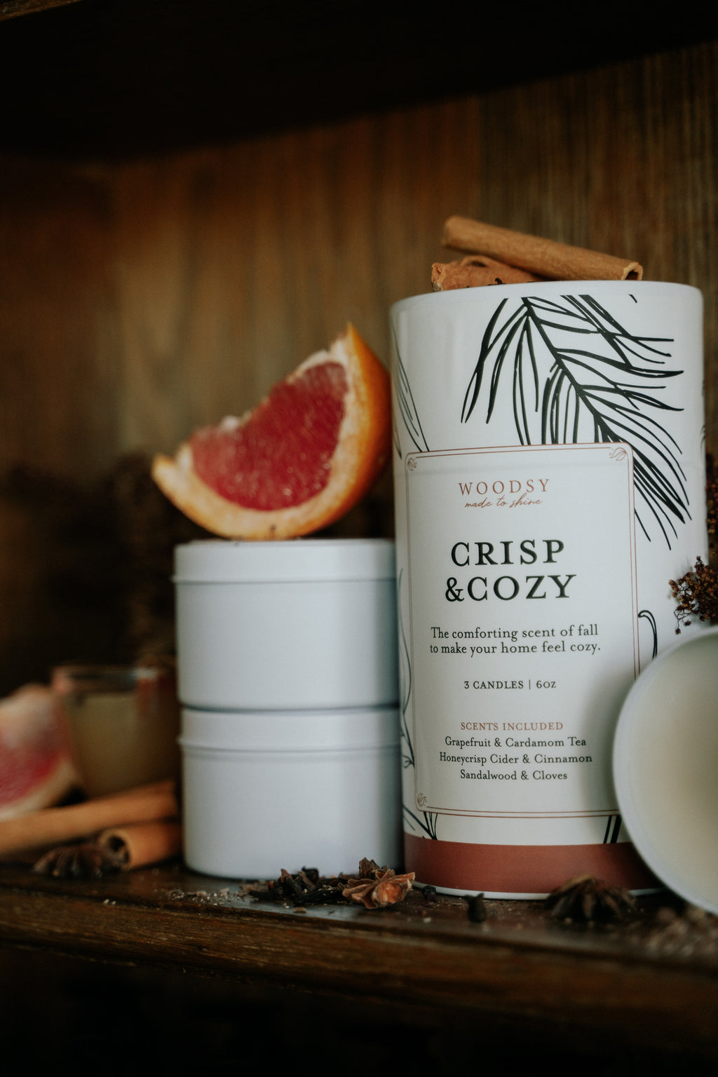 Crisp & Cozy - 3 Candle Gift Set