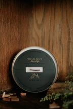 Driftwood & Vetiver  l  Solid Brass 14oz Soy Candle