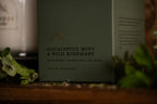 Eucalyptus Mint & Wild Rosemary   l Gold Lid Candle & Boutique Box