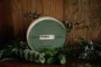 Eucalyptus Mint & Wild Rosemary  l  Solid Brass 14oz Soy Candle