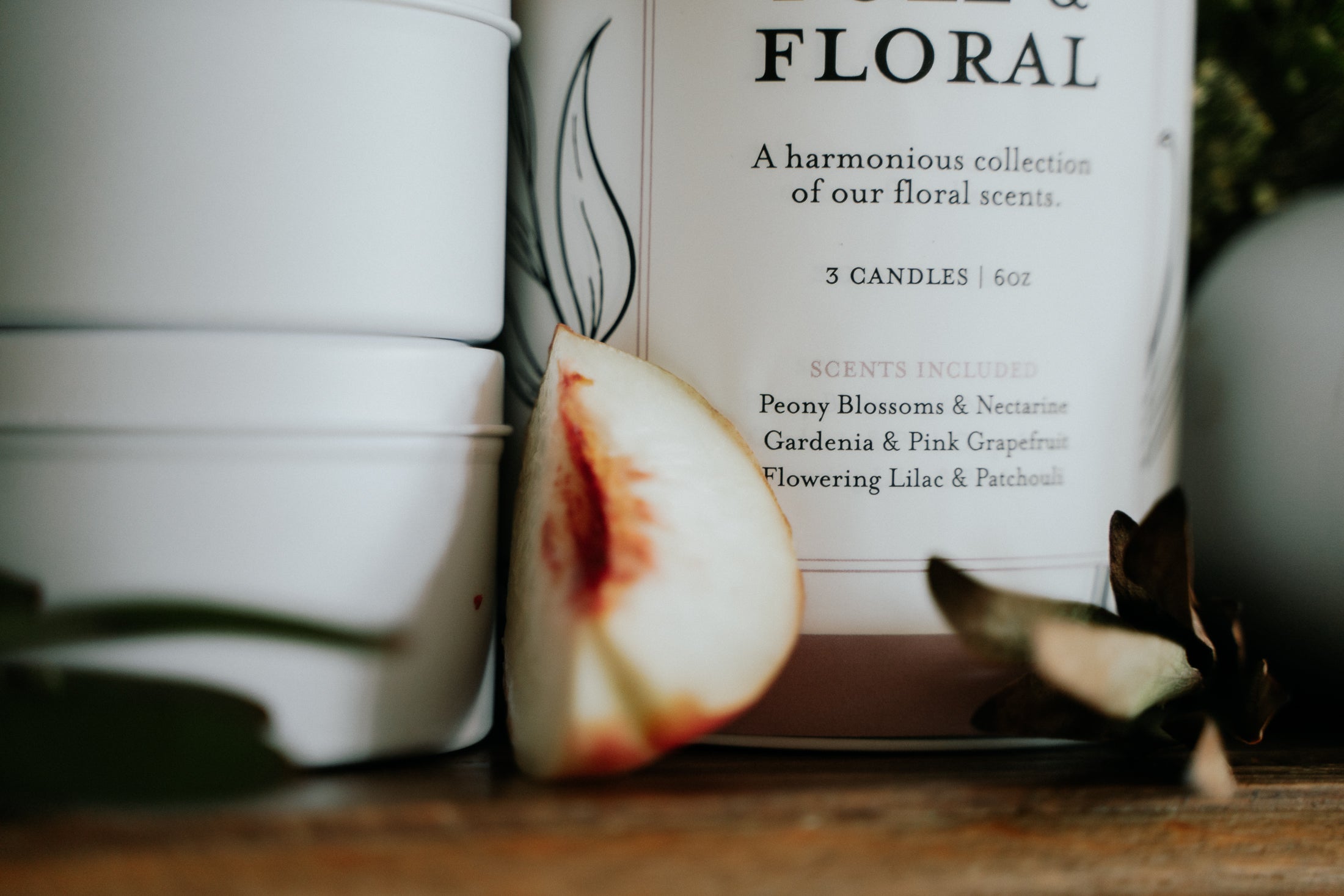 Full & Floral - 3 x 6oz Candle Gift Set