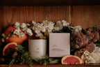 Gardenia & Pink Grapefruit/Gold Lid/12 oz/WoodWick/No Toxins