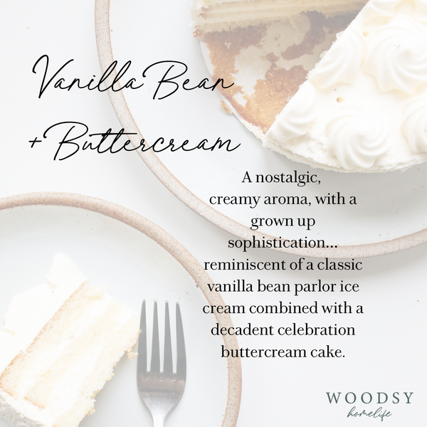 Vanilla Bean & Buttercream- Gold Lid Jar/12oz/ Soy/ NonToxic