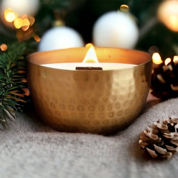 Juniper & Balsam Fir | 14oz Wooden Wick Soy Candle