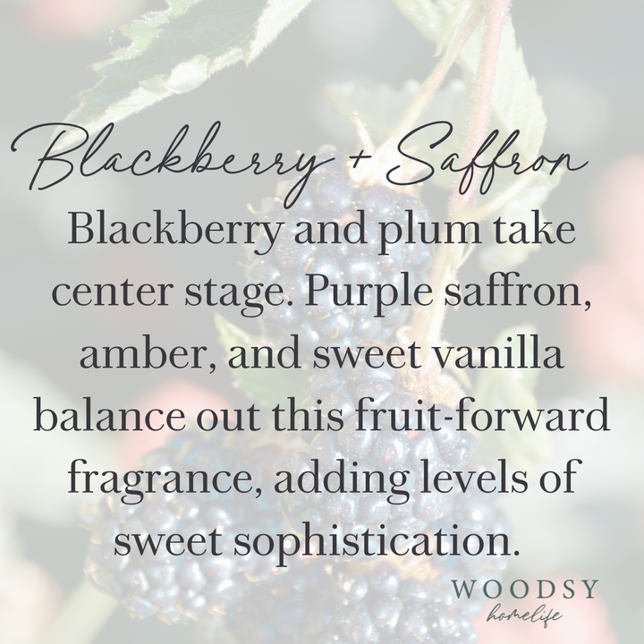 Blackberry & Saffron- 14oz Candle | Brass Brilliance Bowl