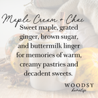 Maple Cream & Chai   l  Solid Brass 14oz Soy Candle