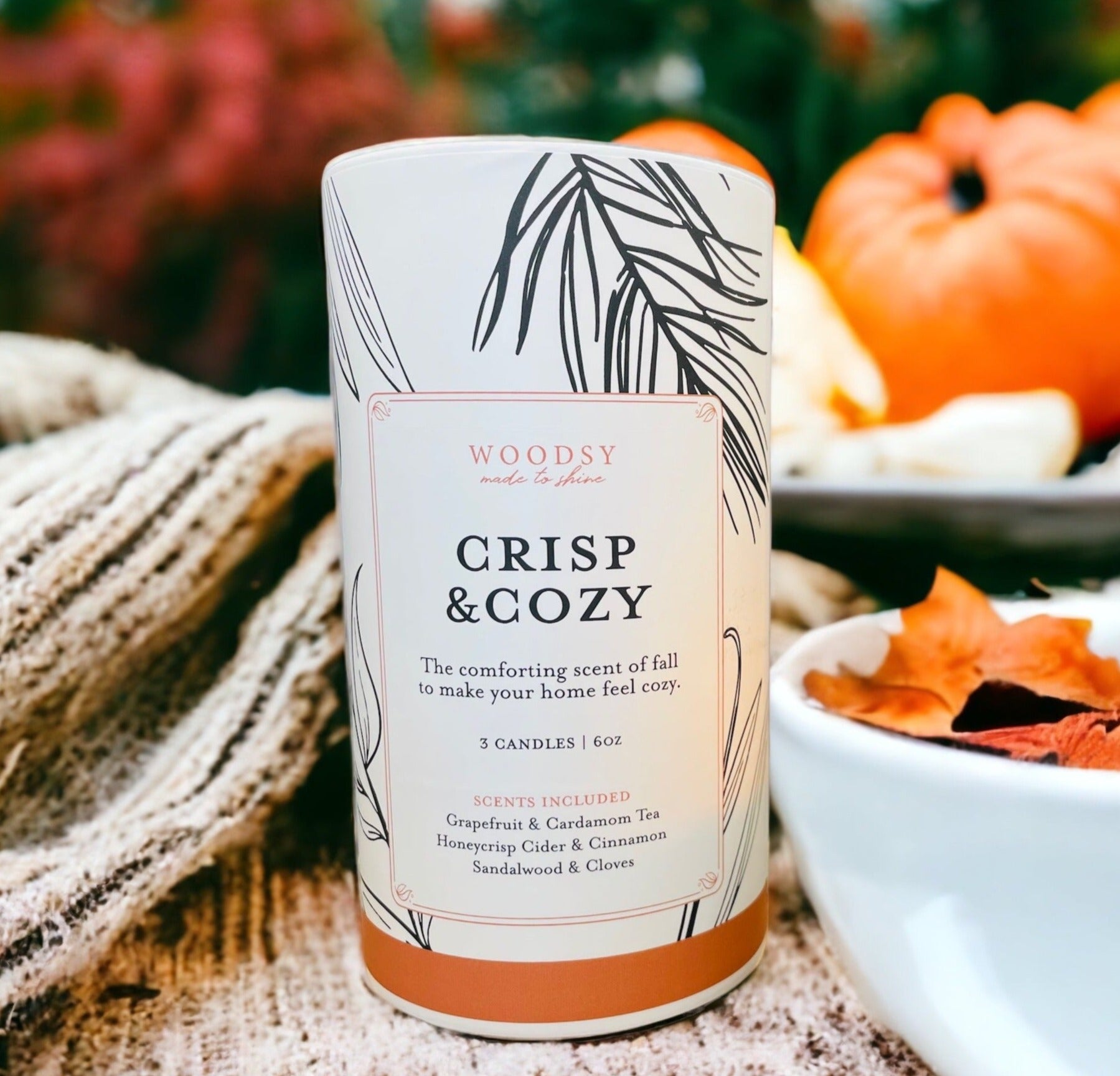 Crisp & Cozy - 3 Candle Gift Set