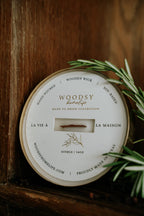 La Vie a la Maison- Solid Brass 14oz Pure Soy Candle