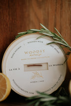 La Vie a la Maison- Solid Brass 14oz Pure Soy Candle