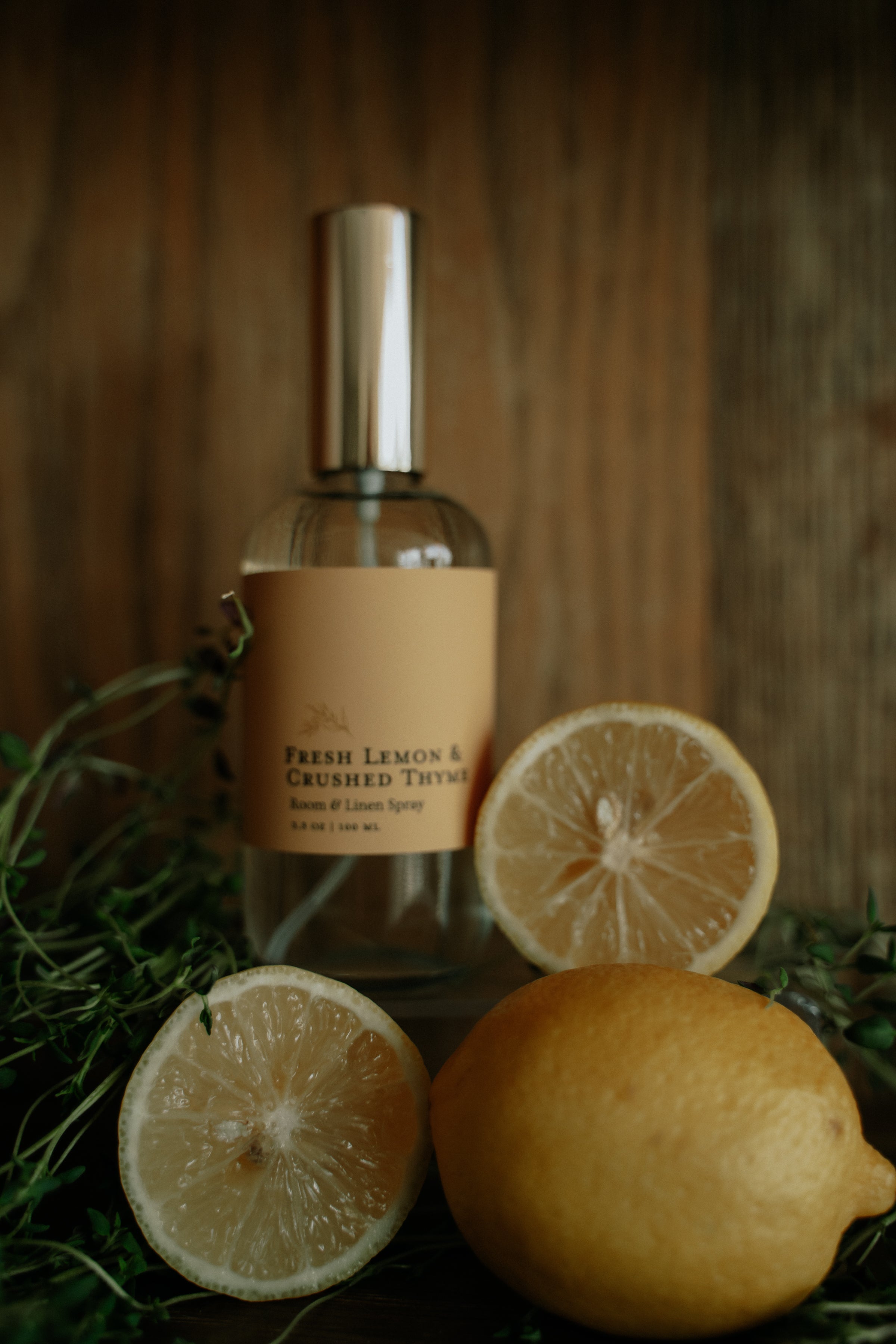 Fresh Lemon & Crushed Thyme I  Room & Linen Spray