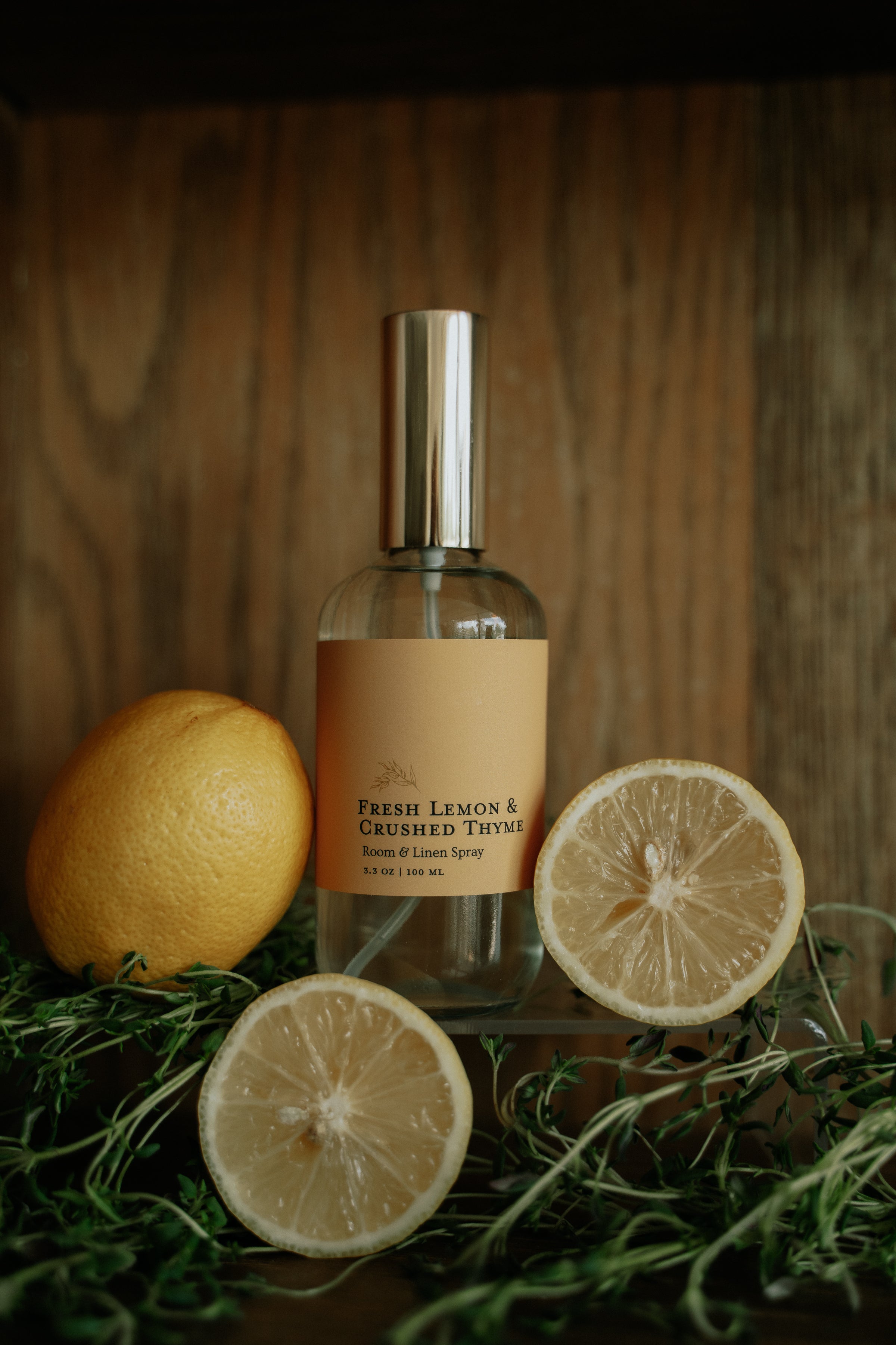 Fresh Lemon & Crushed Thyme I  Room & Linen Spray