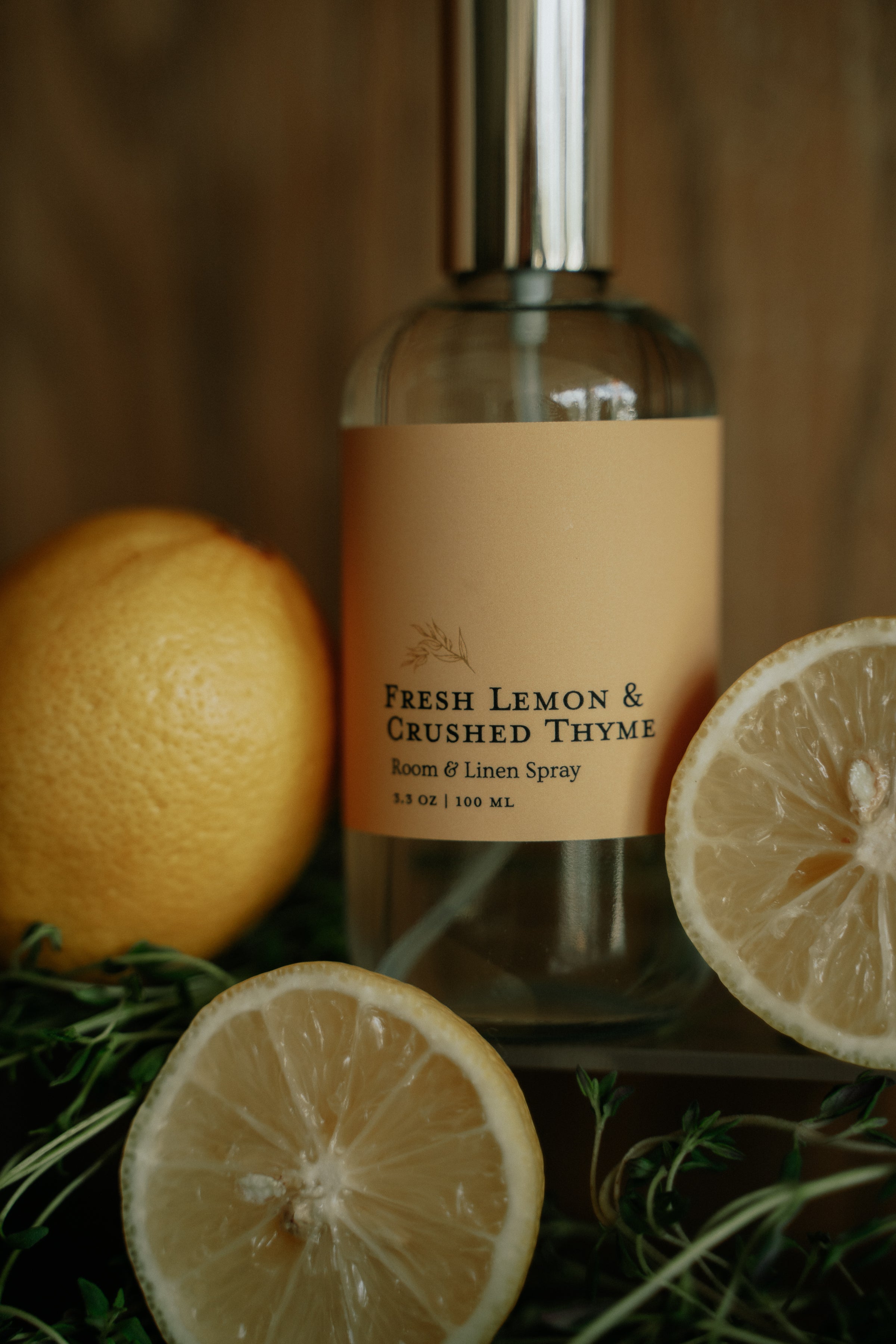 Fresh Lemon & Crushed Thyme I  Room & Linen Spray