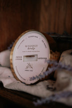 French Linens & Lavender  l  Solid Brass 14oz Soy Candle