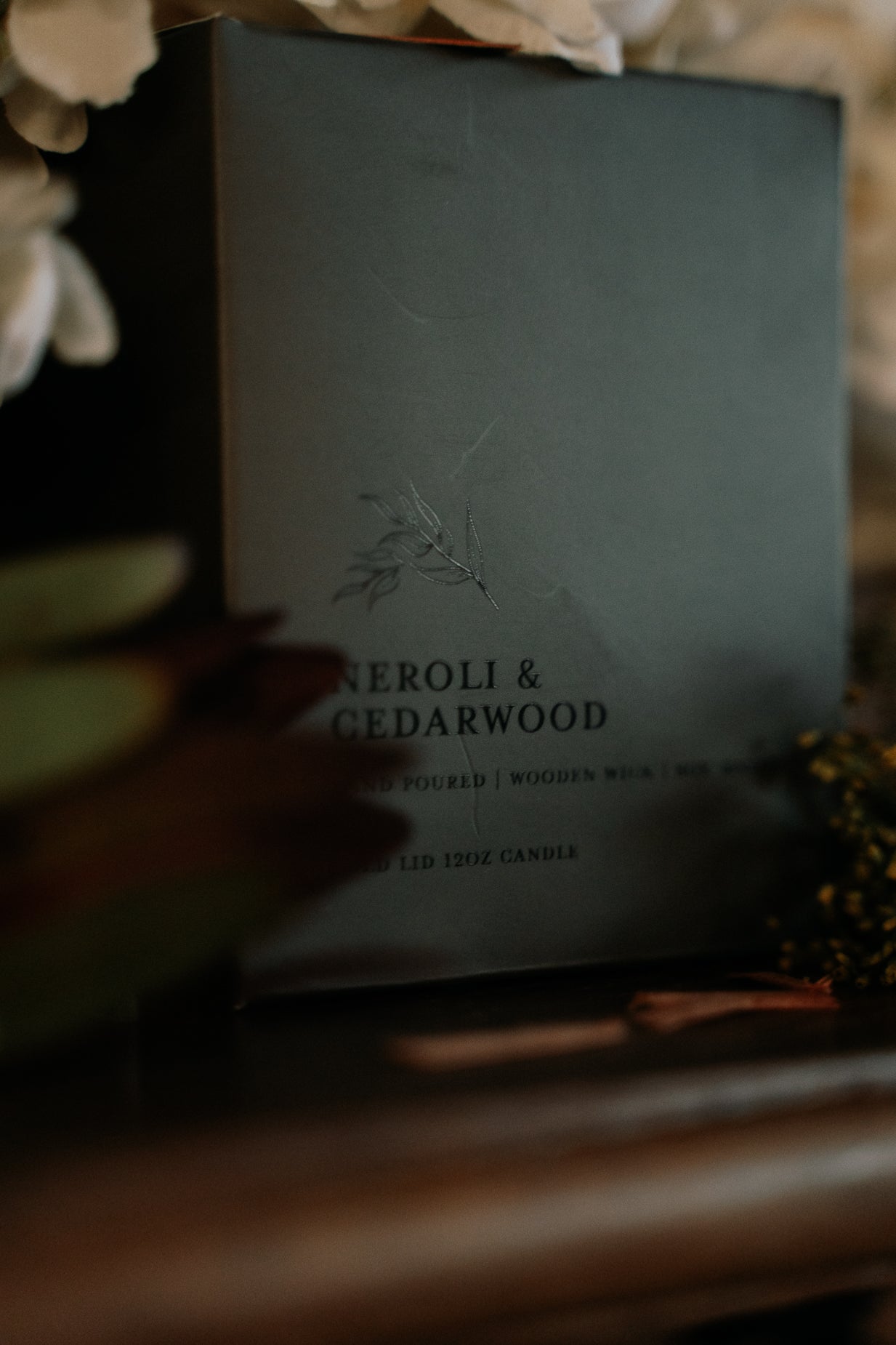 Neroli & Cedarwood - 12oz | Black Lid Boxed Candle