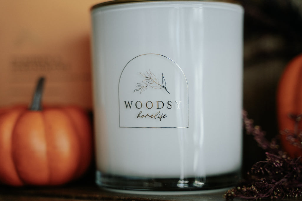 Pumpkin & Persimmons l Gold Lid Candle & Boutique Box