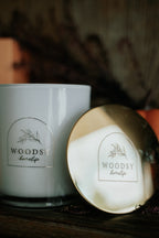 Pumpkin & Persimmons l Gold Lid Candle & Boutique Box