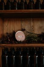 Sandalwood & Cloves  l  Solid Brass 14oz Soy Candle