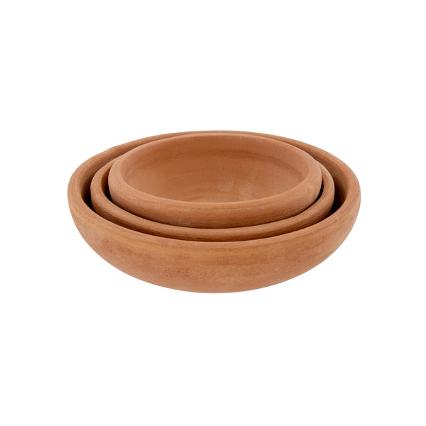 Terracotta Bowls Set of 3