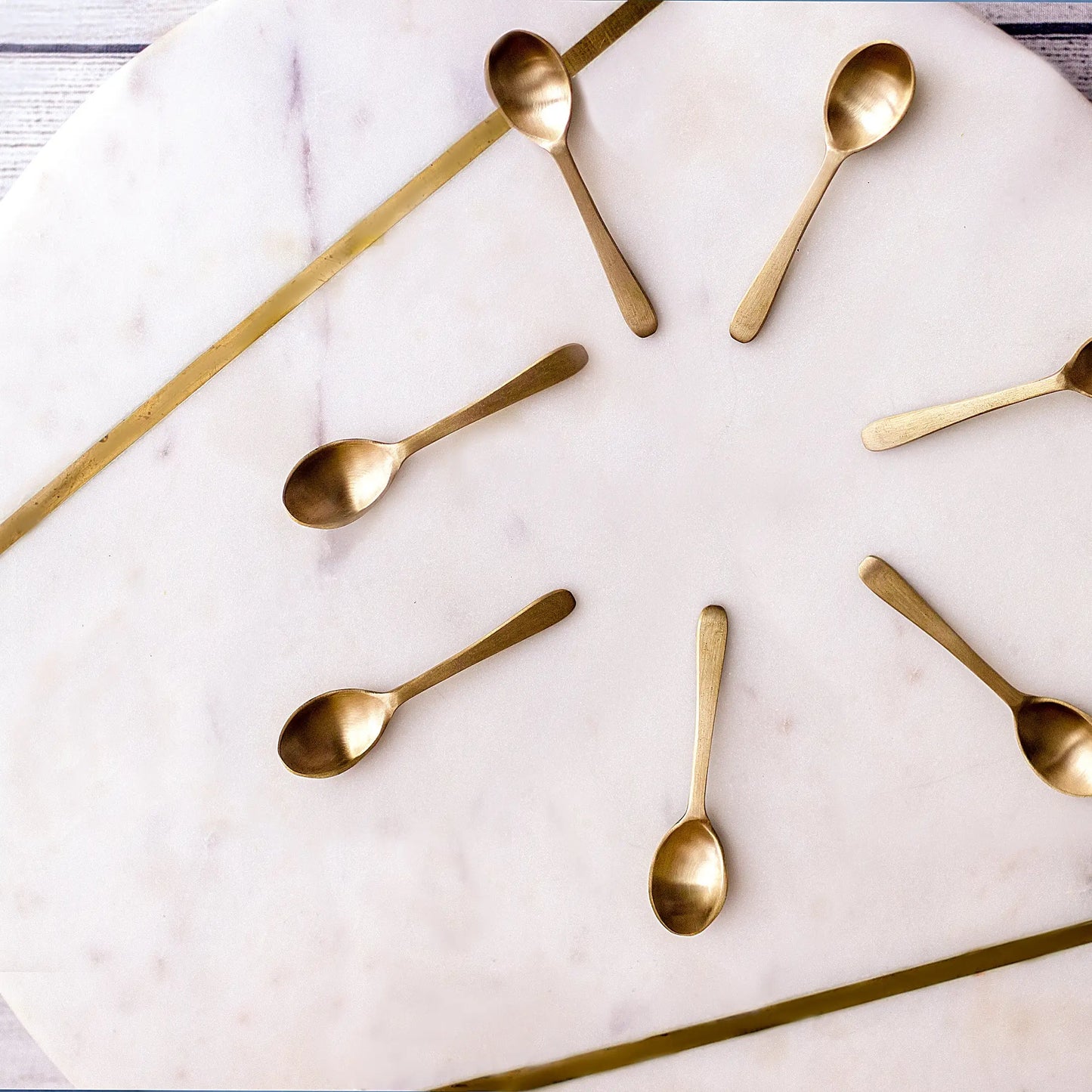 Handmade Artisanal Brass Spoons